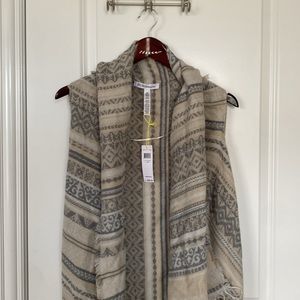 NWT BCBGeneration Fringe Vest